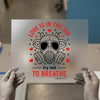 Love is in the Air Gas Mask | DTF Transfer Ready to Press | Humorous Heat Transfer