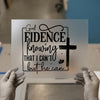 God Fidence Knowing I Can't But He Can | DTF Transfer Ready to Press | Faith Heat Transfer