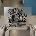 Beer Before Bunny Business Raccoon | DTF Transfer Ready to Press | Humorous Heat Transfer