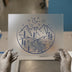 Mountain Campfire Night | DTF Transfer Ready to Press | Outline Heat Transfer