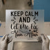 Keep Calm and Let Me Fix Your Hair | DTF Transfer Ready to Press | Stylist Heat Transfer