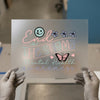End The Stigma Mental Health Awareness | DTF Transfer Ready to Press | Pastel Butterfly Heat Transfer