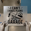 Garage Plans | DTF Transfer Ready to Press | Mechanic Heat Transfer