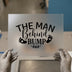 The Man Behind the Bump | DTF Transfer Ready to Press | Pregnancy Heat Transfer