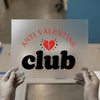 Anti Valentine Club | DTF Transfer Ready to Press | Retro Bold Heat Transfer