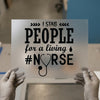 Nurse Life Humor | DTF Transfer Ready to Press | Bold Typography Heat Transfer