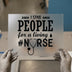 Nurse Life Humor | DTF Transfer Ready to Press | Bold Typography Heat Transfer