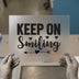 Keep On Smiling Arrow DTF Transfer | Ready to Press | Motivational Heat Transfer