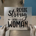 Rosie Strong Afro Woman | DTF Transfer Ready to Press | Empowering Heat Transfer