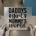 Daddy's Girl Mummy's World DTF Transfer Ready to Press | Family Quote Heat Transfer