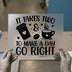 It Takes Two Coffee Lover Quote | DTF Transfer Ready to Press | Cafe Heat Transfer