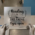 Reading is Dreaming | DTF Transfer Ready to Press | Literary Quote Heat Transfer
