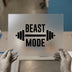 Beast Mode Barbell | DTF Transfer Ready to Press | Gym Workout Heat Transfer