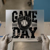 Baseball Game Day | DTF Transfer Ready to Press | Distressed Sports Heat Transfer