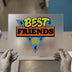 Best Friends Power Fist | DTF Transfer Ready to Press | Retro Heat Transfer