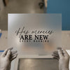 His Mercies Are New Every Morning | DTF Transfer Ready to Press | Faith Script Heat Transfer