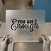 You Are Enough Script | DTF Transfer Ready to Press | Inspirational Heat Transfer