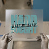 Hard Fought Hallelujah Grunge | DTF Transfer Ready to Press | Motivational Heat Transfer