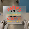 Funny Father Knows Everything | DTF Transfer Ready to Press | Humorous Heat Transfer