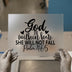 God Is Within Her Psalm 46:5 | DTF Transfer Ready to Press | Faith Heat Transfer