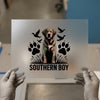 Southern Boy Dog Hunting Quail | DTF Transfer Ready to Press | Outdoor Heat Transfer