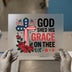 God Shed His Grace On Thee | DTF Transfer Ready to Press | Patriotic Heat Transfer