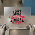 Valentine Nap Quote DTF Transfer Ready to Press | Funny Anti-Valentine Heat Transfer