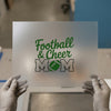 Football & Cheer Mom | DTF Transfer Ready to Press | Sports Heat Transfer