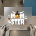 Momster Halloween Pumpkin | DTF Transfer Ready to Press | Spooky Cute Heat Transfer