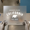 California Golden State Bear | DTF Transfer Ready to Press | Iconic Design Heat Transfer