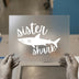 Sister Shark | DTF Transfer Ready to Press | Family Fun Heat Transfer