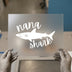 Nana Shark | DTF Transfer Ready to Press | Family Fun Heat Transfer
