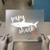 Papa Shark | DTF Transfer Ready to Press | Family Fun Heat Transfer