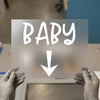 Baby Announcement | DTF Transfer Ready to Press | Pregnancy Reveal Heat Transfer