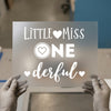 Little Miss Onerful | DTF Transfer Ready to Press | Baby Girl Birthday Heat Transfer