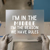 Middle Child | DTF Transfer Ready to Press | Sibling Humor Heat Transfer