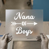 Nana of Boys Arrow | DTF Transfer Ready to Press | Family Quote Heat Transfer