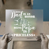 Being Dad is an Honor, Being Papa is Priceless | DTF Transfer Ready to Press | Father's Day Heat Transfer
