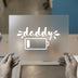 Daddy Low Battery | DTF Transfer Ready to Press | Humorous Script Heat Transfer