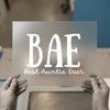BAE Best Auntie Ever | DTF Transfer Ready to Press | Sentimental Text Heat Transfer
