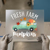 Fresh Farm Pumpkins | DTF Transfer Ready to Press | Autumn Truck Heat Transfer