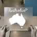 Australia Map & Script Love | DTF Transfer Ready to Press | Modern Calligraphy Heat Transfer