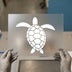 Sea Turtle Design | DTF Transfer Ready to Press | Simple Coastal Heat Transfer