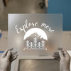 Explore More Mountains & Trees | DTF Transfer Ready to Press | Adventure Style Heat Transfer