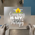 Camping Is My Therapy | DTF Transfer Ready to Press | Adventure Enthusiast Heat Transfer