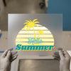 Hello Summer Palms | DTF Transfer Ready to Press | Retro Tropical Heat Transfer