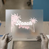 Beach Party Palms | DTF Transfer Ready to Press | Retro Summer Heat Transfer