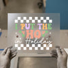 I Put The Ho In Holiday | DTF Transfer Ready to Press | Retro Christmas Heat Transfer