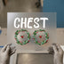 Funny Christmas Boobs Wreath | DTF Transfer Ready to Press | Holiday Humor Heat Transfer