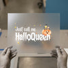 HallowQueen Pumpkin Candy | DTF Transfer Ready to Press | Halloween Script Heat Transfer